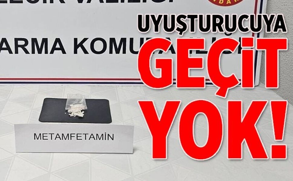 UYUŞTURUCUYA GEÇİT YOK: 1 ŞÜPHELİ YAKALANDI