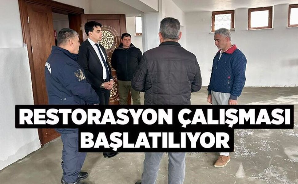GÜNYURDU KÖYÜ CAMİSİNDE RESTORASYON VE BAKIM ÇALIŞMALARI