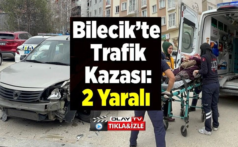 TRAFİK KAZASINDA, 2 KİŞİ YARALANDI