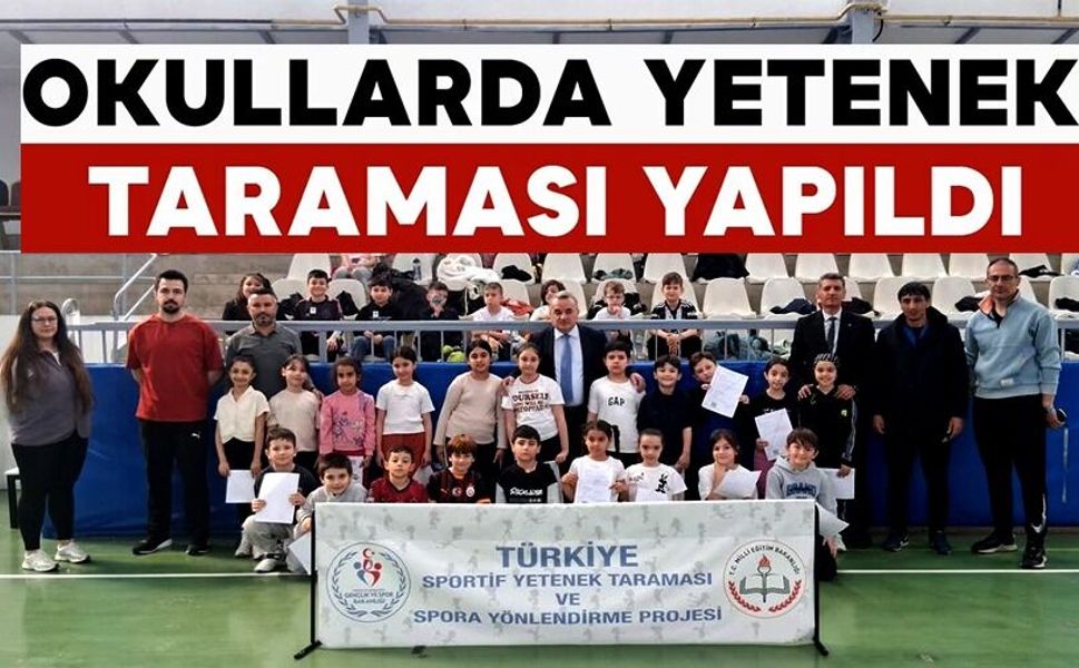 YETENEK TARAMASI YAPILDI