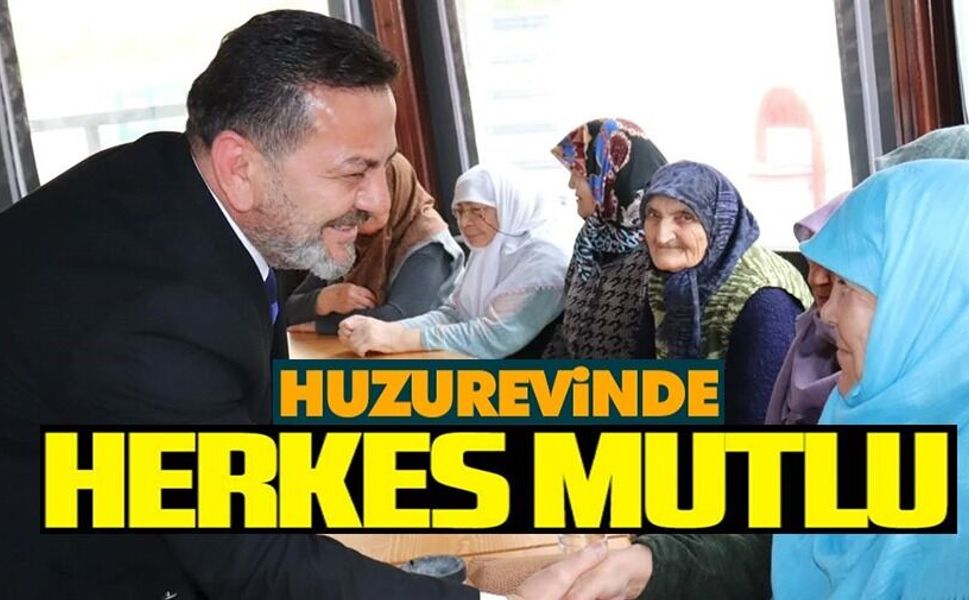 HUZUREVİNDE ‘ŞİFALI PİLAV' ETKİNLİĞİ