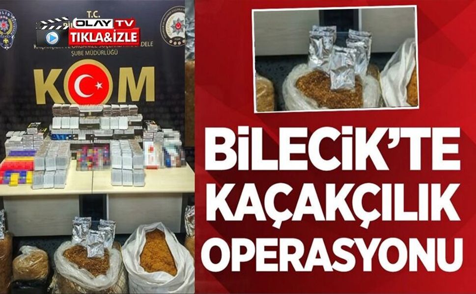 KAÇAK TÜTÜN VE SİGARA OPERASYONUNDA 1 ŞÜPHELİ YAKALANDI