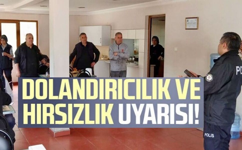 ESNAFA DOLANDIRICILIK VE HIRSIZLIK UYARISI