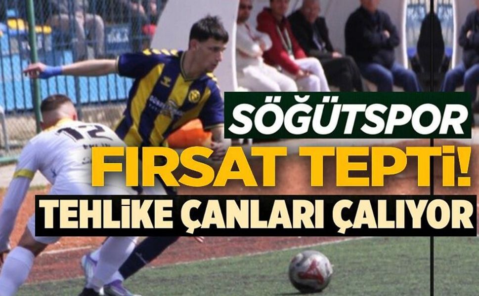 SÖĞÜTSPOR KENDİ EVİNDE FIRSATI TEPTİ