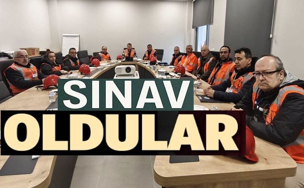 OPERATÖRLÜK SINAVLARI YAPILDI