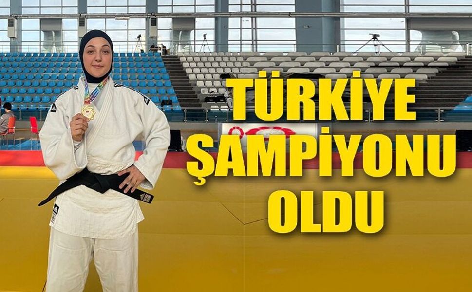 BİLECİKLİ SPORCU TÜRKİYE JUDO ŞAMPİYONU OLDU