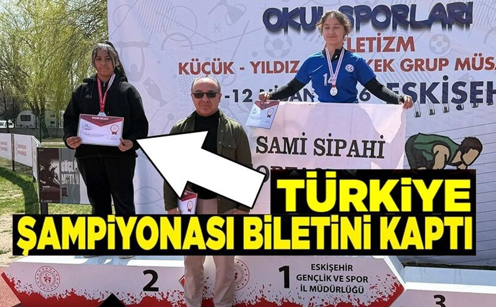 BİLECİKLİ SPORCU TÜRKİYE ŞAMPİYONASI BİLETİNİ ALDI