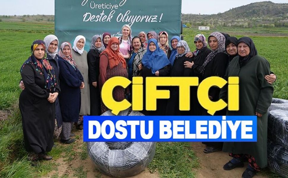 YENİKÖYLÜ ÇİFTÇİLERE SULAMA BORUSU DAĞITILDI
