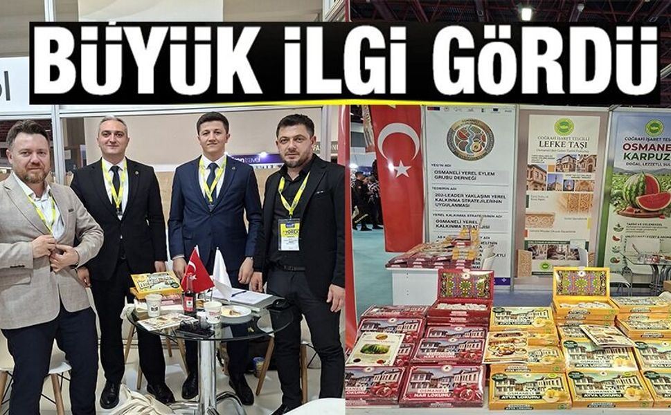 OSMANELİ ÜRÜNLERİ YÖREX'TE VİTRİNE ÇIKTI