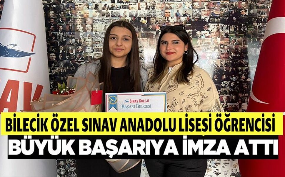 BİLECİK ÖZEL SINAV ANADOLU LİSESİ ÖĞRENCİSİ KANADA YOLCUSU!