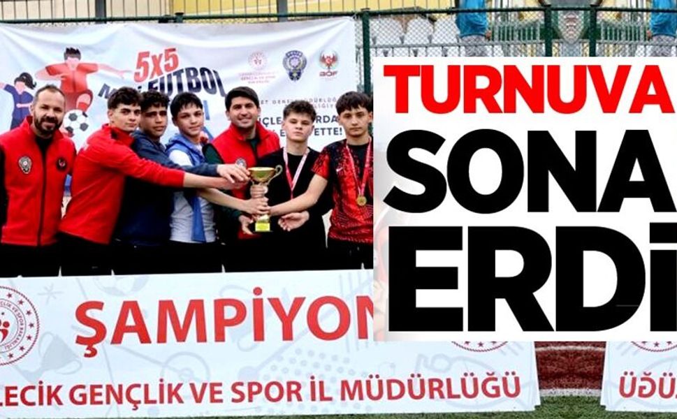 5X5 FUTBOL TURNUVASI SONA ERDİ