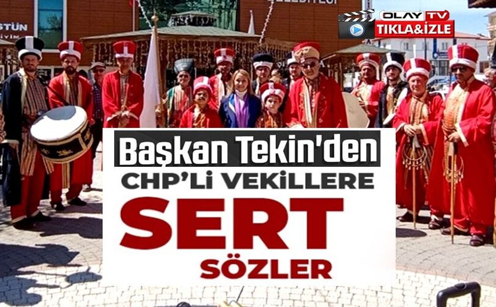 AK PARTİ'Lİ BELEDİYEDEN CHP'Lİ VEKİLLERE MEHTERLİ GÖNDERME