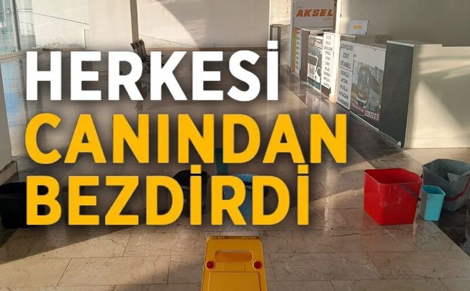 ŞEHİRLERARASI OTOBÜS TERMİNALİ HEM VATANDAŞLARI HEM DE ESNAFI CANINDAN BEZDİRDİ