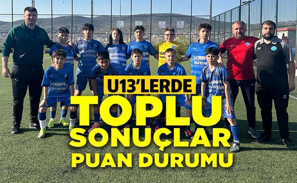 U13 GENÇLER LİGİNDE 2'İNCİ HAFTA GERİDE KALDI