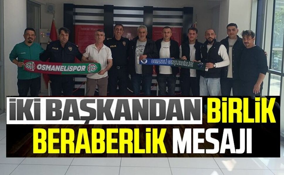 TARİHİ DERBİ ÖNCESİ BİRLİK, BERABERLİK VE GÜVENLİK ADINA İKİ CAMİA BİR ARAYA GELDİ