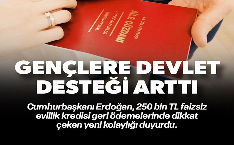 GENÇLERE DEVLET DESTEĞİ ARTTI