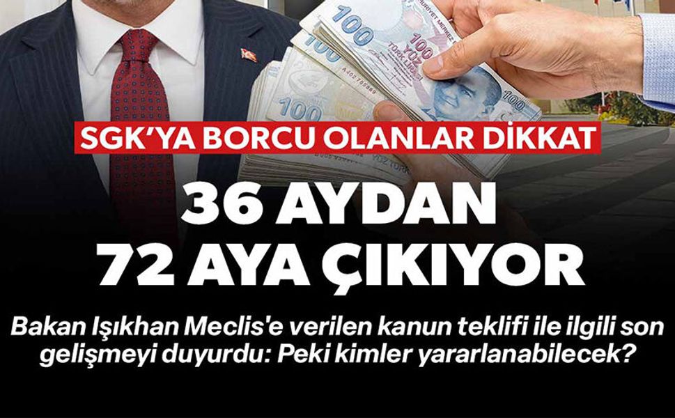 SGK'YA BORCU OLANLAR DİKKAT