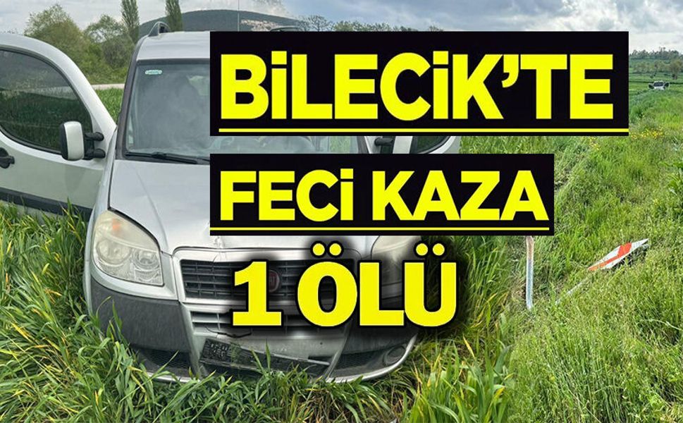 FECİ KAZADA OTOMOBİL SÜRÜCÜSÜ HAYATINI KAYBETTİ