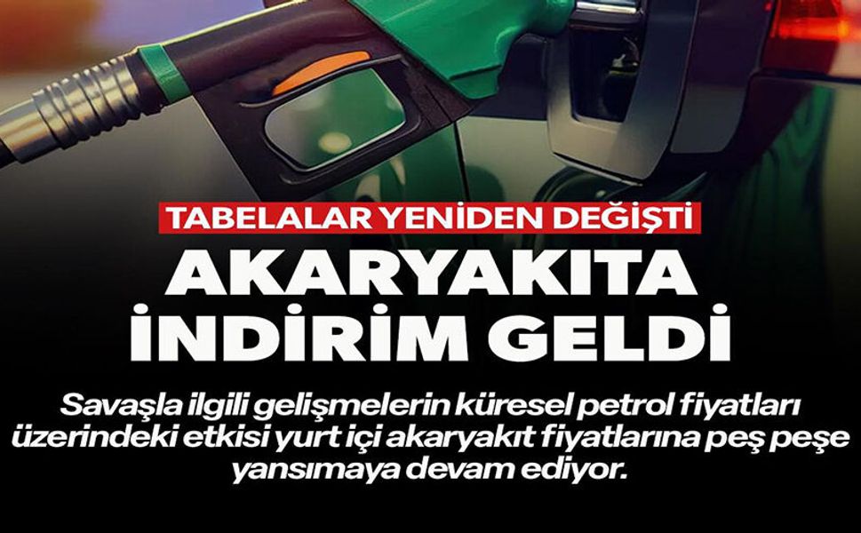 AKARYAKITA İNDİRİM GELDİ