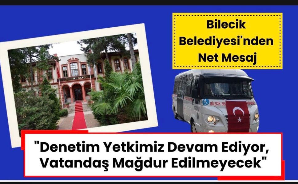 Bilecik Belediyesi Ulaşımdaki Mahkeme Kararını Danıştay’a Taşıyor!
