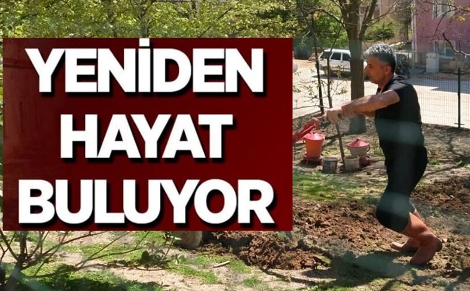 HUZUREVİ'NDE YEŞİL ALANLAR YENİDEN HAYAT BULUYOR