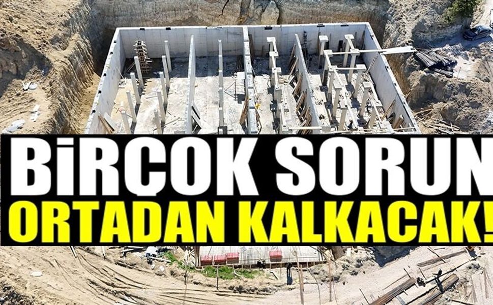 BEŞ BİN TONLUK İÇME SUYU DEPOSUNDA SONA GELİNİYOR