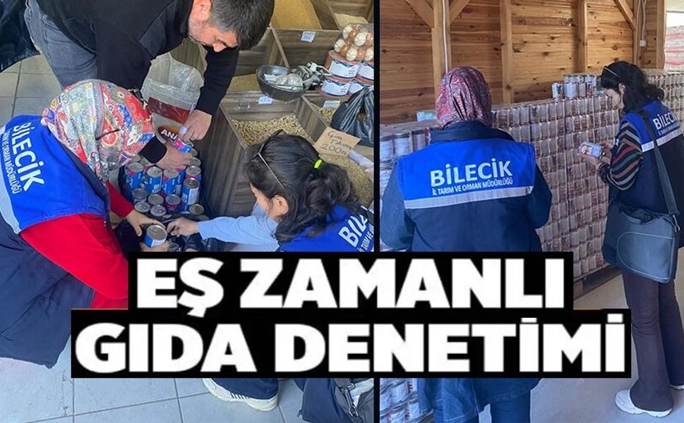YEM VE GIDA GÜVENLİĞİ İÇİN EŞ ZAMANLI DENETİM