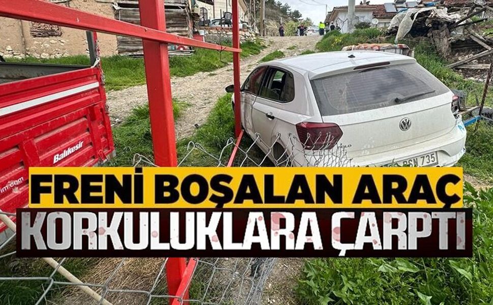 PARK HALİNDEKİ ARAÇ BİR ANDA HAREKET ETTİ