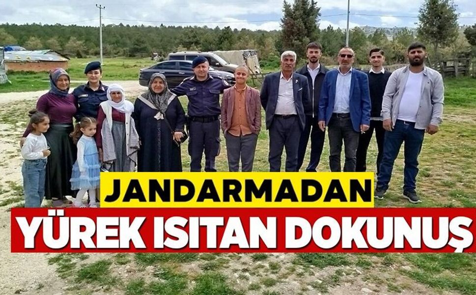 JANDARMADAN ŞEHİT VE FEDAKAR ANNELERE YÜREK ISITAN DOKUNUŞ