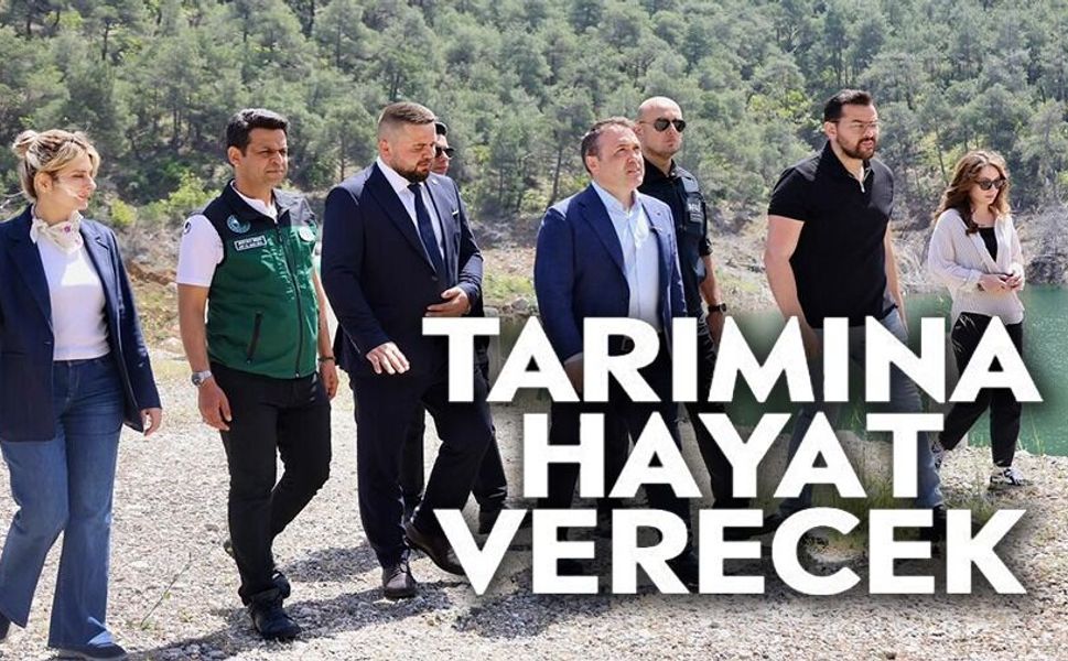 VALİ SÖZER SOĞUCAKPINAR BARAJI'NDA İNCELEMELERDE BULUNDU