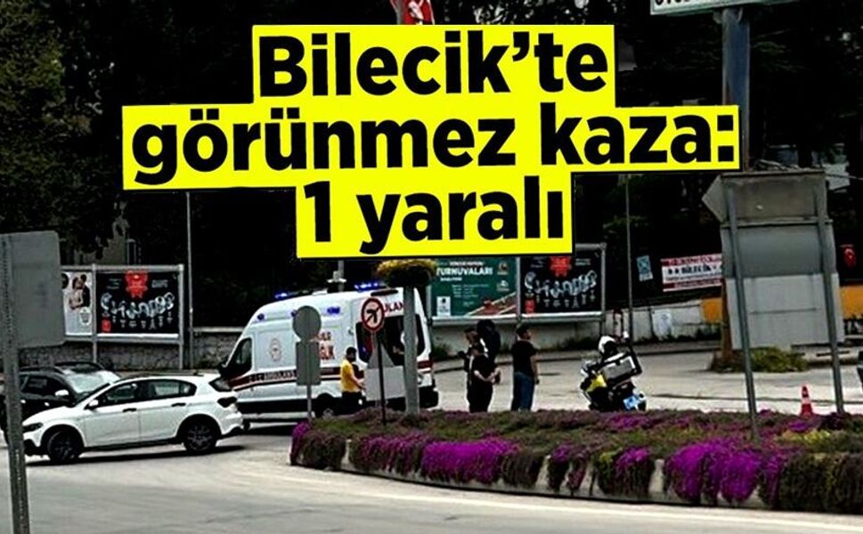 ÖNÜNDEKİ ARAÇ ANİ FREN YAPINCA HASTANELİK OLDU
