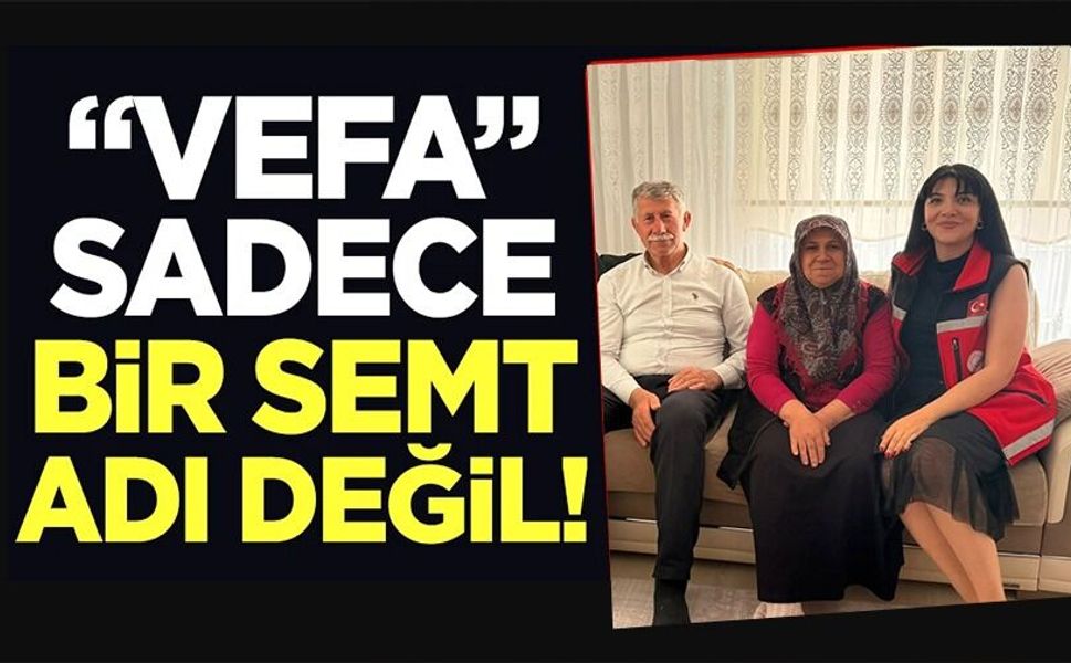 ŞEHİT AİLESİNE SENE-İ DEVRİYE ZİYARETİ