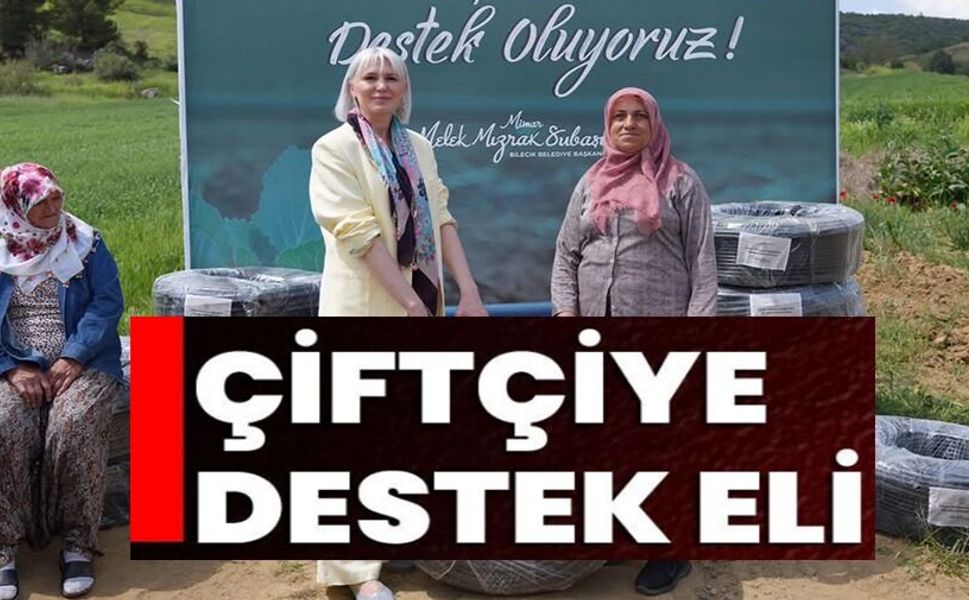 BELEDİYEDEN KÖYLERE SULAMA BORUSU