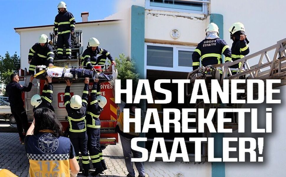 HASTANE TAHLİYE TATBİKATI
