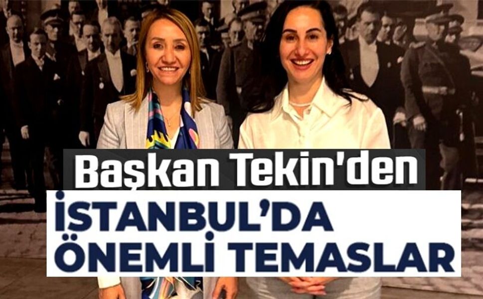 BAŞKAN ZEKİYE TEKİN'DEN İSTANBUL'DA ÖNEMLİ TEMAS