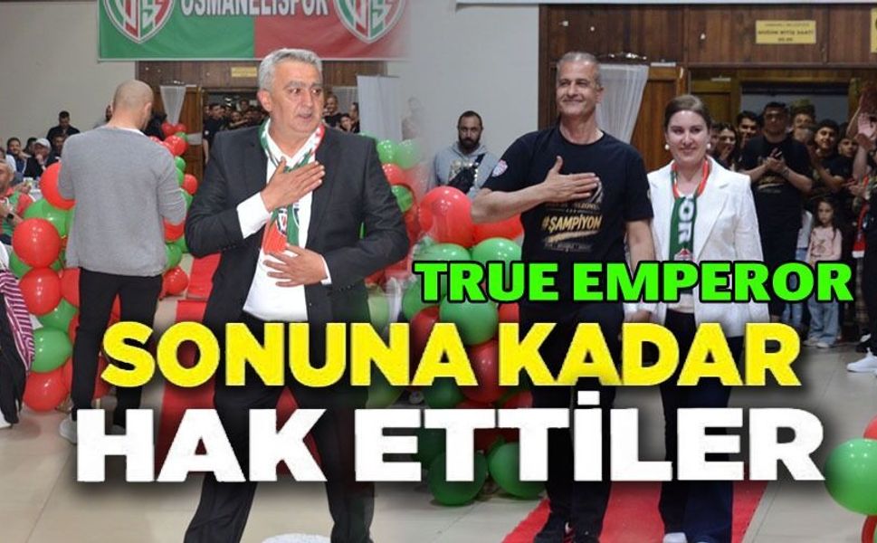 OSMANELİSPOR'DAN ŞAMPİYONLUK KUTLAMASI