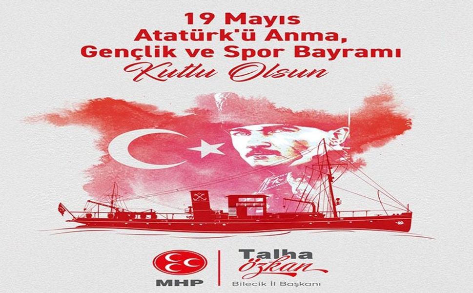 19 MAYIS ATATÜRK'Ü ANMA GENÇLİK VE SPOR BAYRAMI KUTLU OLSUN