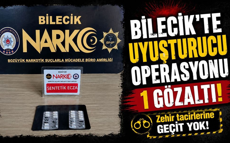 UYUŞTURUCU OPERASYONU: 1 GÖZALTI