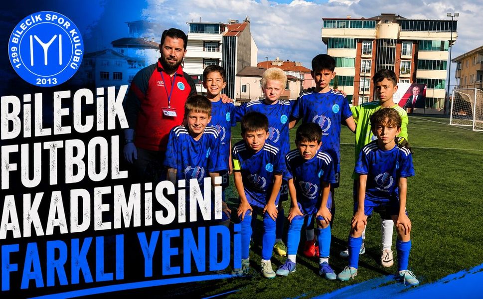 BİLECİK U11 GENÇLER LİGİ'NDE 1299 BİLECİKSPOR KULÜBÜ, BFA'YI FARKLI YENDİ