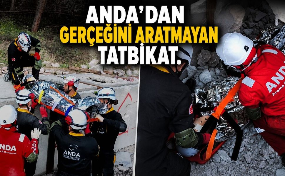 BİLECİK'TE ANDA'DAN GERÇEĞİNİ ARATMAYAN TATBİKAT