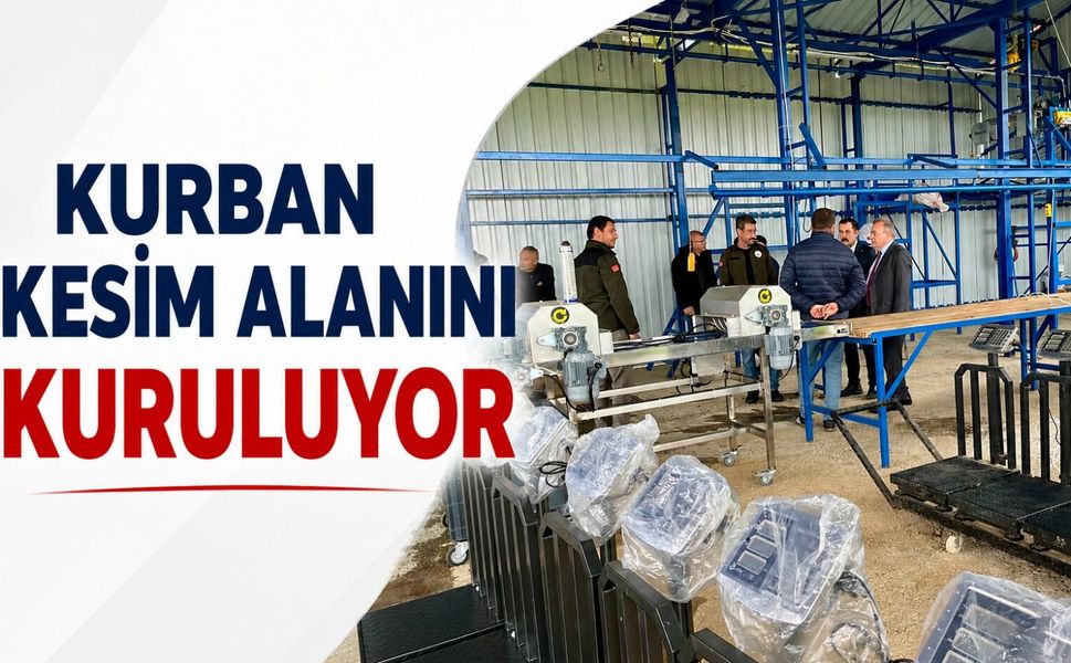 KURBAN KESİM ALANINDA İNCELEME