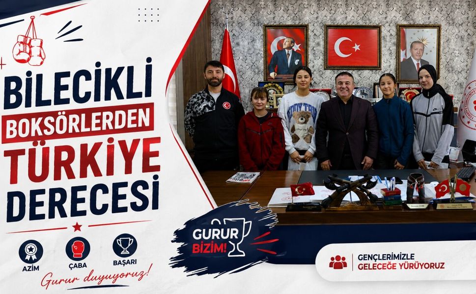 BİLECİKLİ BOKSÖRLERDEN TÜRKİYE DERECESİ